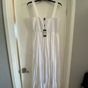 White Long Dress Tommy Hilfiger -Brand New